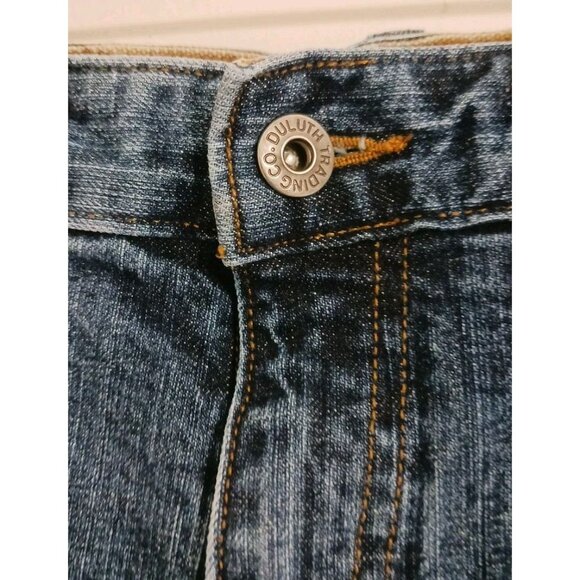 Duluth Trading Co Men's Jeans Flex Ballroom Relaxed Fit 34 x 30 Comfort Workwear - Picture 2 of 8